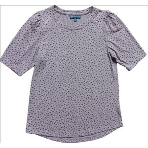 Women's Democracy T-Shirt XS Purple Gray